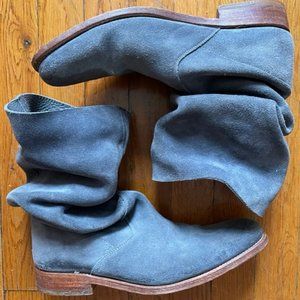 NDC Blue Suede Boots
